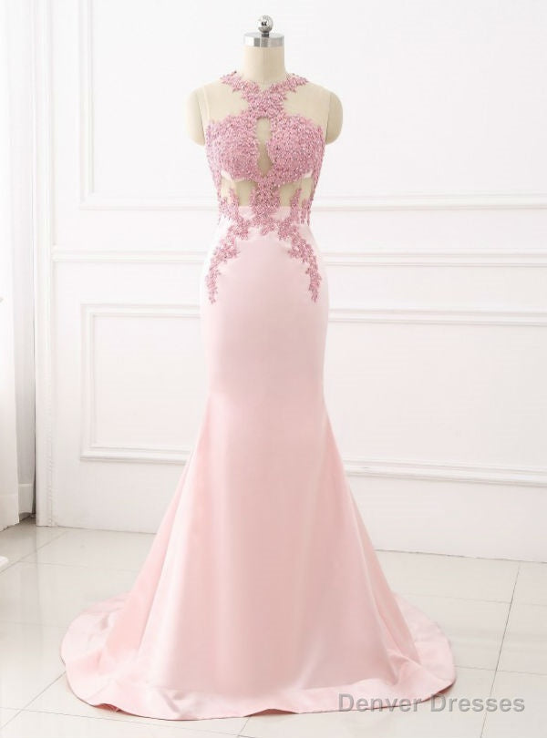 Women Formal Gown For Prom Sexy Mermaid Evening Dress Lace Appliques Main image