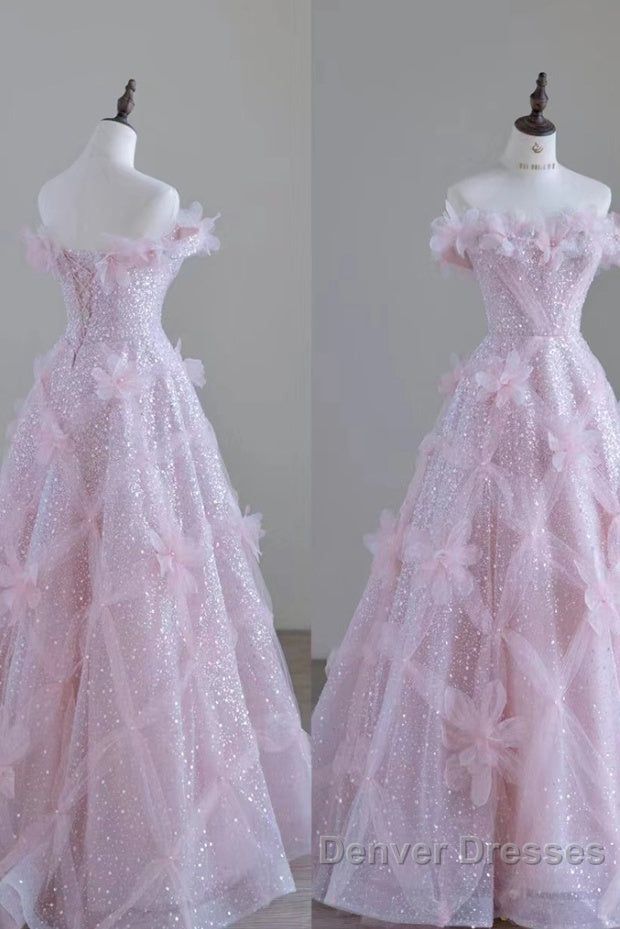 Women High Feeling Pink Fairy Prom Dress Long Party Dress