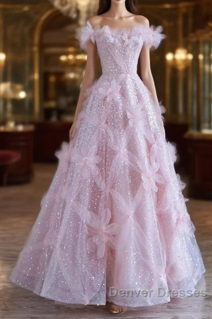 Women High Feeling Pink Fairy Prom Dress Long Party Dress Main image