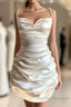 WomenS Satin Dress After Party Bridesmaid Dress Prom Dress
