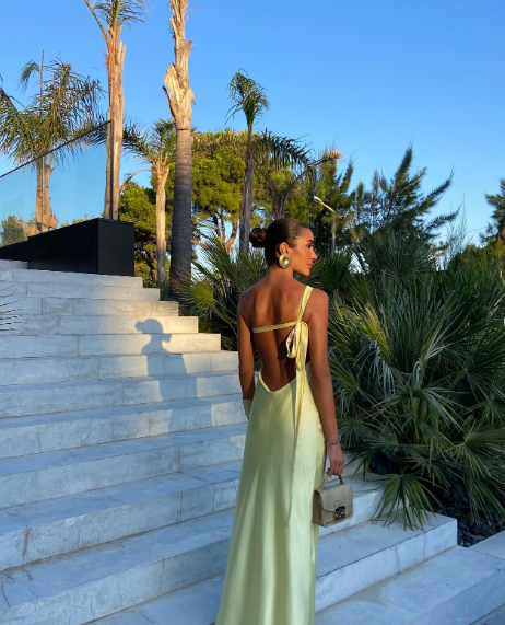 Yellow One Shoulder Prom Dress, Evening Dress, Floor Length Party Gowns Secondary image