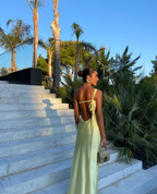 Yellow One Shoulder Prom Dress, Evening Dress, Floor Length Party Gowns
