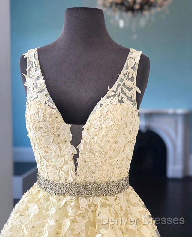 Yellow Prom Dress Formal Dress, Evening Dress, Dance Dress Secondary image