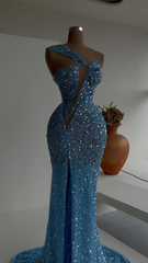 Prom Dress With Slit, Stunning prom dresses,Elegant prom dresses,Classy prom dresses