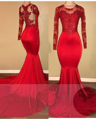 Sage Green Wedding, 2024 Red Mermaid Prom Dresses