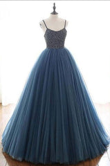 Formal Dress, Beading Ball Gown Long Prom Dress,Popular Evening Dress,Fashion Winter Formal Dress