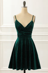 Formal Dress Shop Near Me, Velvet Green Holiday Party Dress