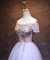 Prom Dress Shop Near Me, Cute Lace Applique Tulle Short Prom Dress, Homecoming Dress