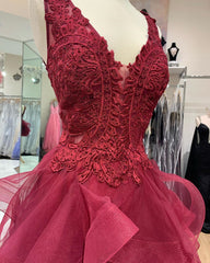 Prom Dresses Inspired, Burgundy Short Homecoming Dress, Backless 6189