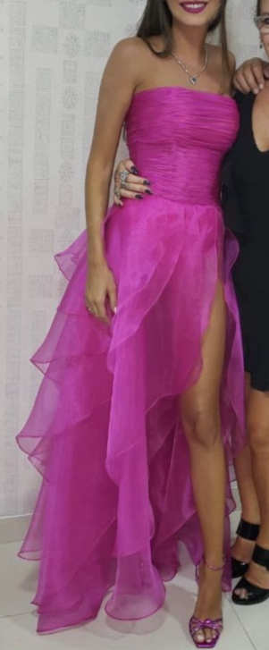 Prom Dresses2022, Hot Pink Simple evening dresses long prom dress