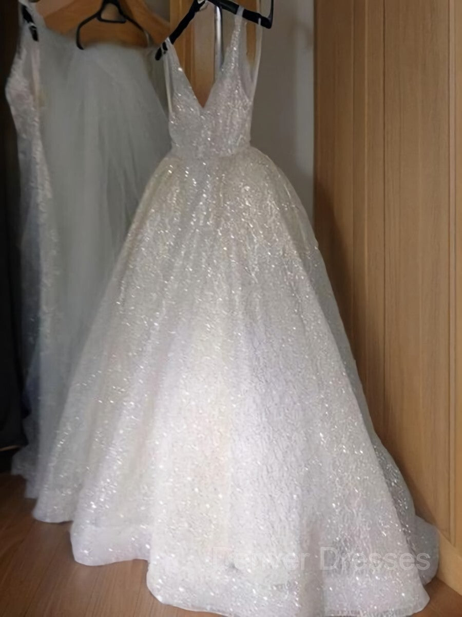 Bridesmaid Dress Mismatched, A-Line/Princess V-neck Floor-Length Prom Dresses