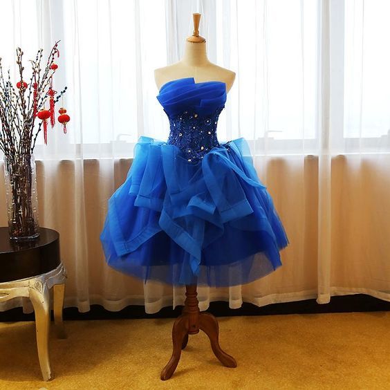 Bridesmaid Dresses Blue, quinceanera dresses 2024 strapless ball gown