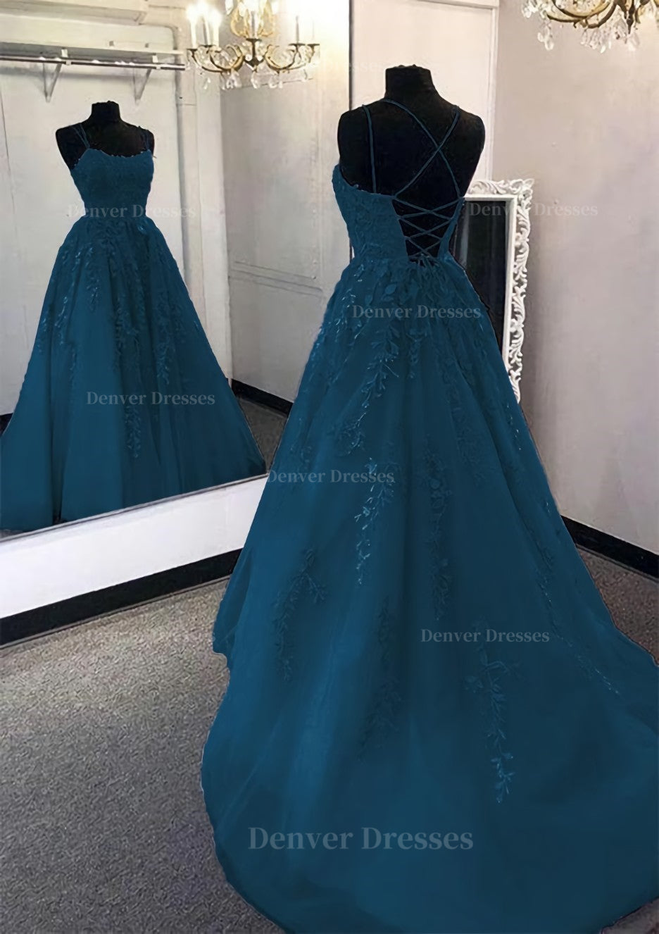 Homecoming Dress 2050, Ball Gown Scoop Neck Long/Floor-Length Tulle Prom Dress