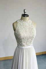 Wedding Dress Fits, Eye-catching Lace Chiffon A-line Wedding Dress