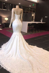 Wedding Dress Styles 2025, Luxury Sweetheart Appliques Mermaid Wedding Dress