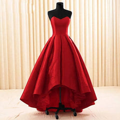 Party Dresses Mini, Women Sweetheart Short Front Long Back A Line High Low Prom Dress
