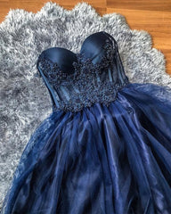 Mermaid Dress, Prom Dress, Ball Gown Formal Dress, Evening Gown Navy Blue Evening Dress