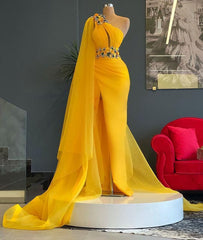 Party Dress Maxi, Yellow Long Prom Dresses