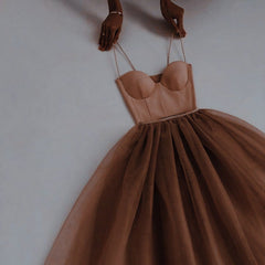 Party Dress Style, Hot Selling Straps Prom Dress, Tulle Prom Party Dress