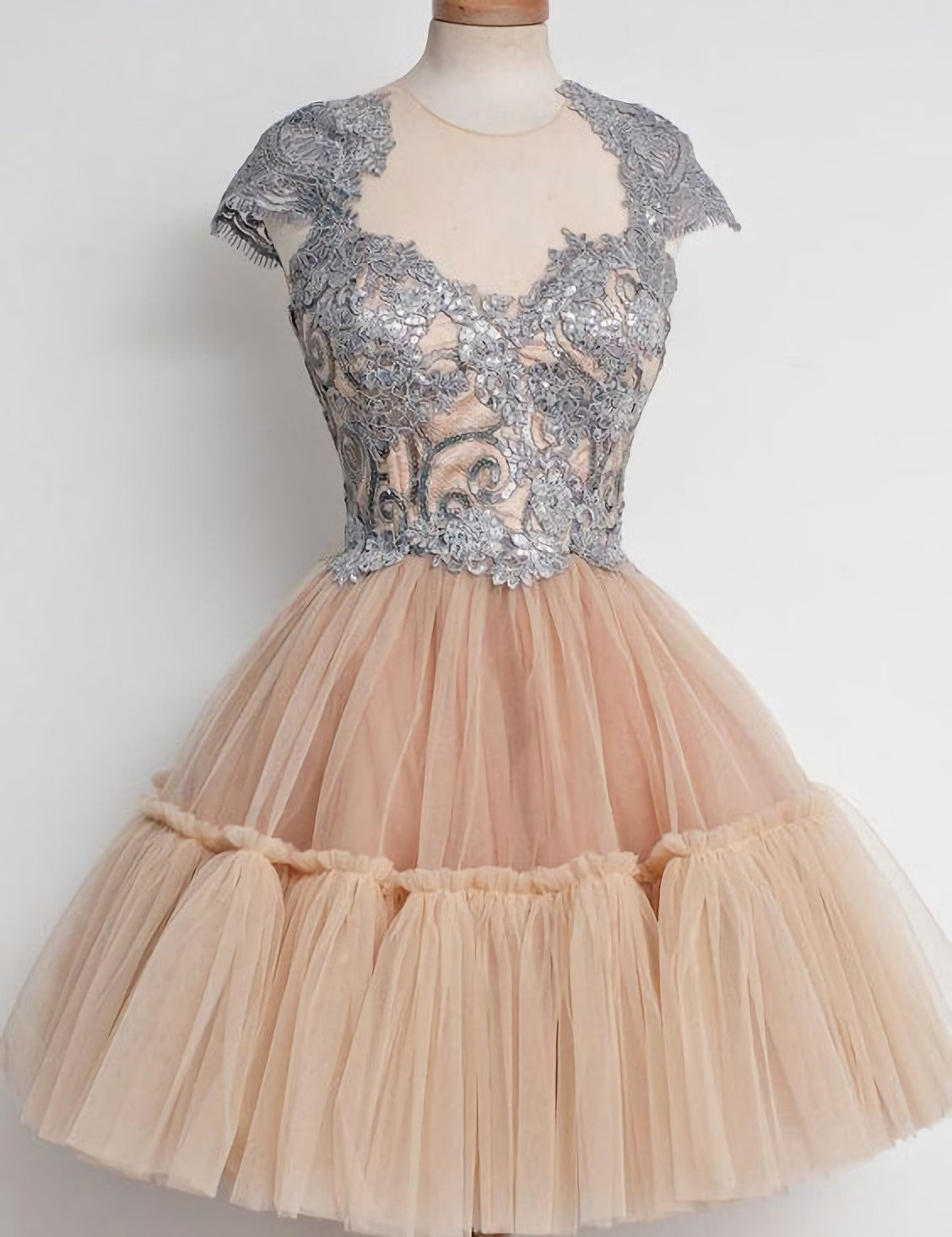 Party Dress 2032, Elegant Homecoming Dress, Knee Length Homecoming Dress, Junior Homecoming Dress