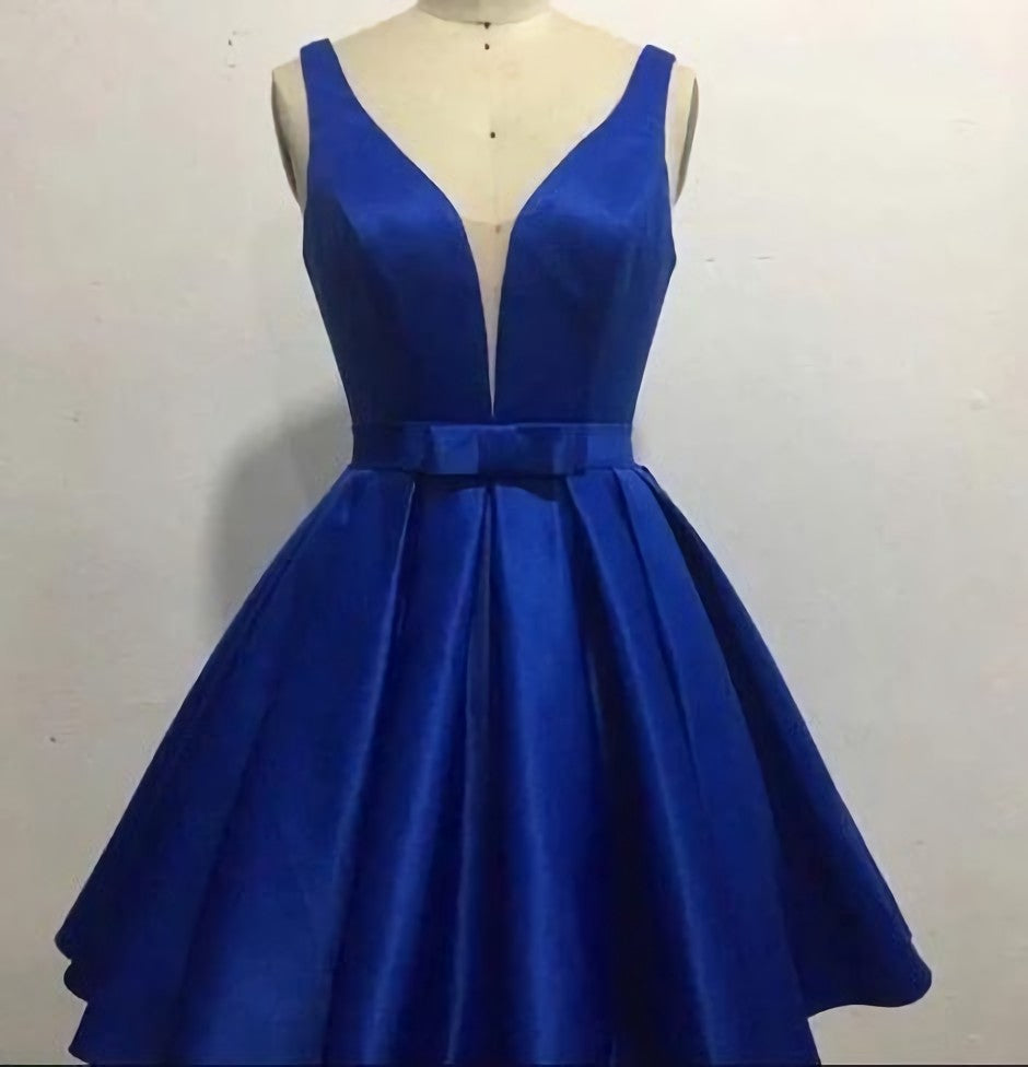 Party Dress Cheap, Elegant Homecoming Dress, Royal Blue Homecoming Dresses