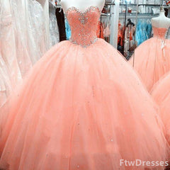Weddings Dresses Beach, sweetheart beaded quinceanera dresses tulle puffy prom ball formal wedding gowns for 15 16 years