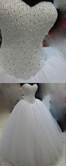 Wedding Dress Shoulders, Wedding Dresses, New White Ivory Beadding Wedding Dress, Bridal Gown