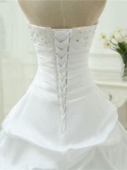 Wedding Dresses Shops, Gorgeous Sweetheart Beaded Ball Gowns Lace-Up Wedding Dresses