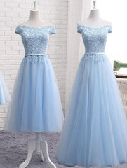 Bridesmaid Dresses Color Palettes, Light Blue Party Dress, Charming Blue Bridesmaid Dress , Party Dress