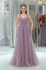 Formal Dressed Long, Long Tulle Sweetheart Lavender Sleeveless Lavender Prom Dresses