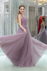 Formals Dresses Long, Long Tulle Sweetheart Lavender Sleeveless Lavender Prom Dresses
