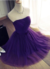 Bridesmaid Dress Colors, Lovely Purple Homecoming Dress , Cute Formal Dress