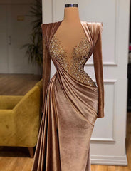 Evening Dress Gowns, mermaid gown evening dress sexy long Prom Dresses