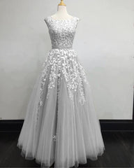 Short Wedding Dress, Modest Prom Dresses Tulle Cap Sleeves Lace Embroidery