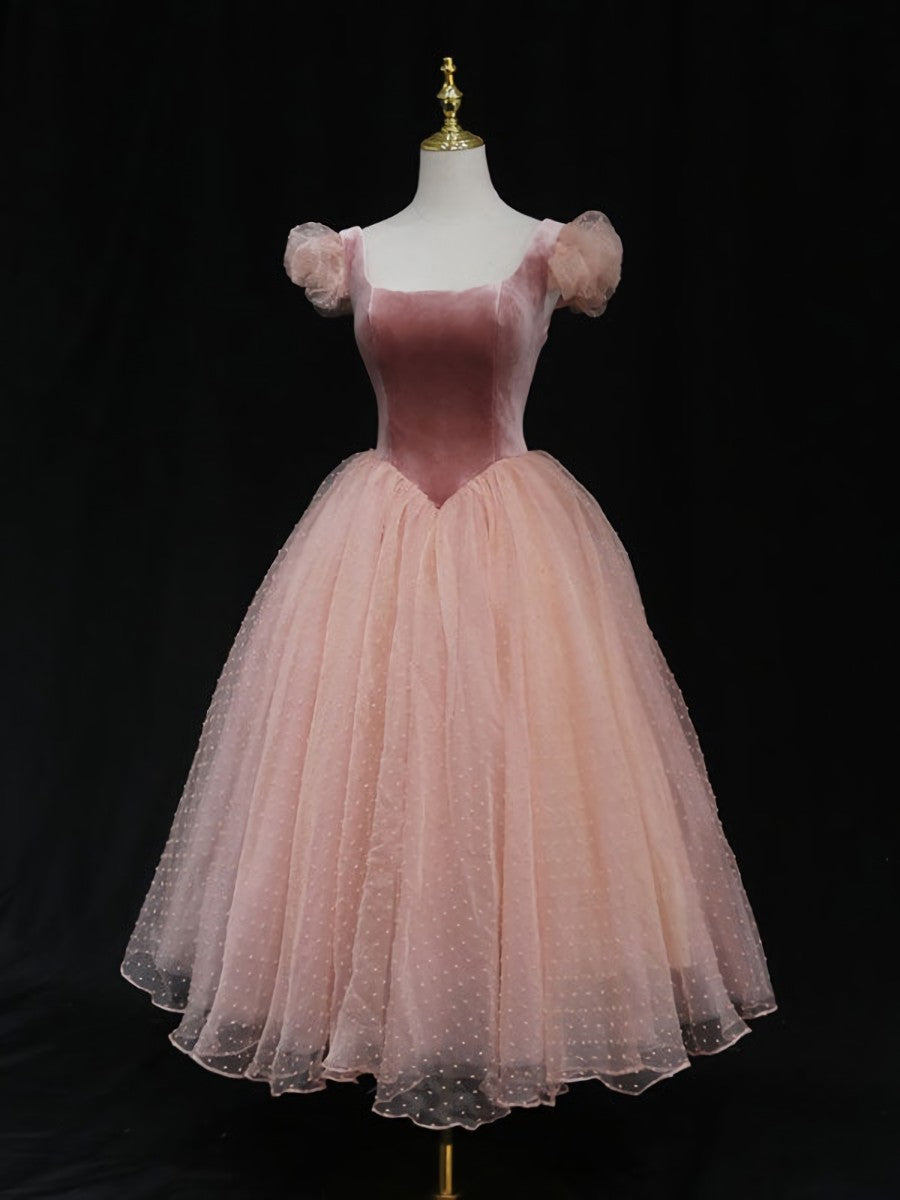Bridesmaid Dresses Designers, Pink tulle short prom dress pink tulle homecoming dress