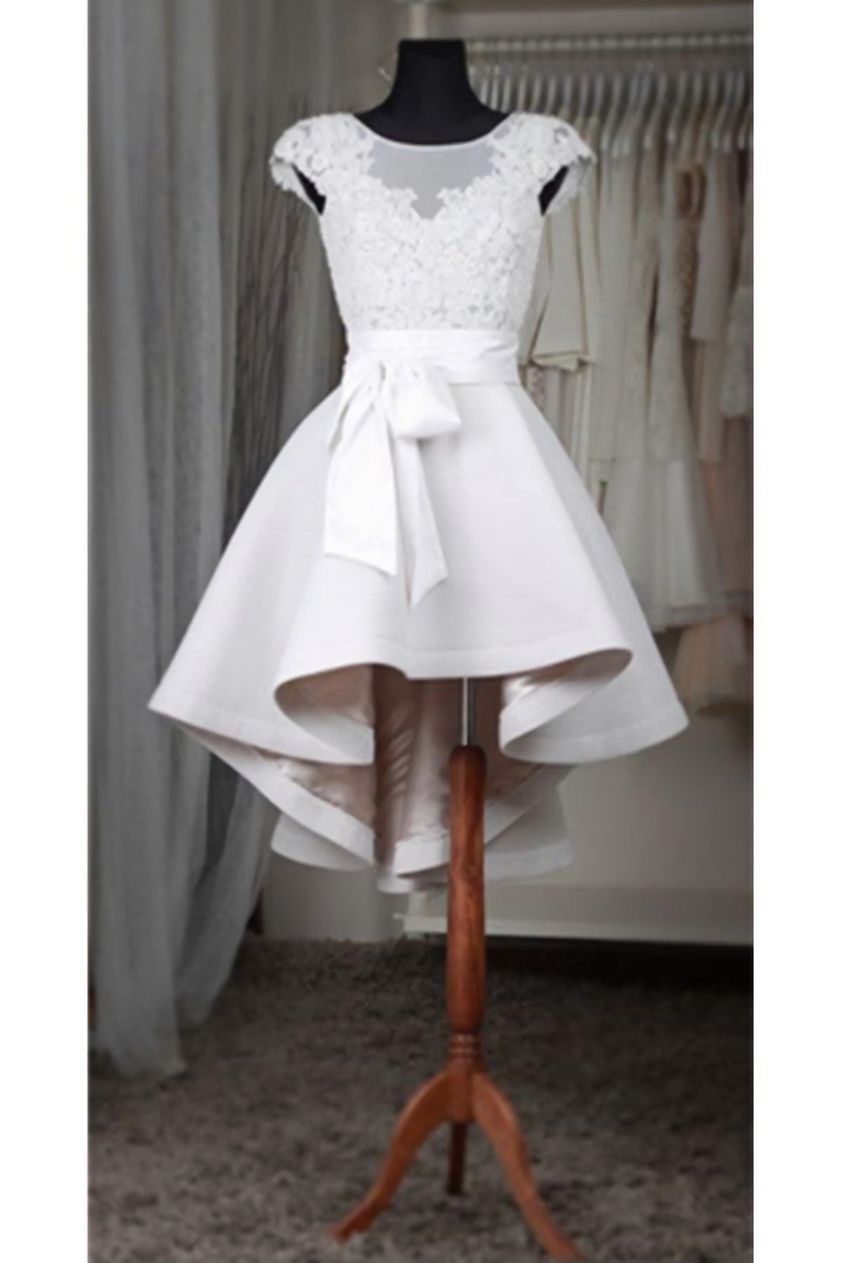 Homecoming Dress Inspo, White Lace Short For Teens Classy Short Sleeves White Belt Homecoming Dresses