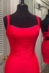Bridesmaid Dress Shops, Red Short Homecoming Dress,Short Gala Dress