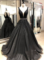 Party Dress Quotesparty Dresses Wedding, Sexy Black V Neck Tulle Long Prom Dress,Evening Dress Formal Wear