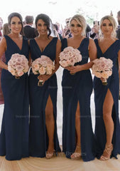 Homecoming Dresses Short, Sheath/Column Cowl Neck Sleeveless Chiffon Bridesmaid Dresses With Pleated Split