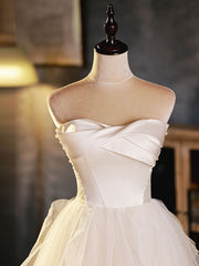 Party Dress Purple, White Sweetheart Neck Tulle Short Prom Dress, Light Champagne Homecoming Dress